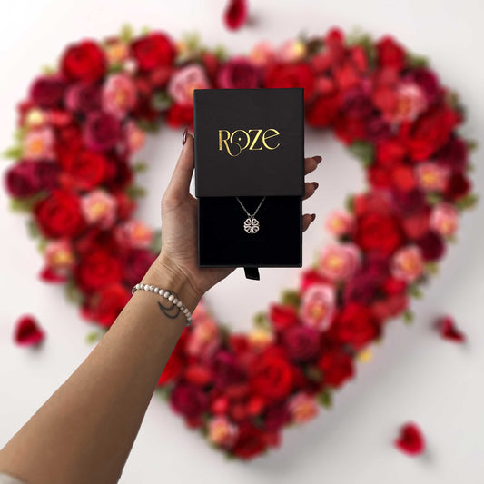 Eternal Kleeblatt Halskette - Valentinstag Spezialset