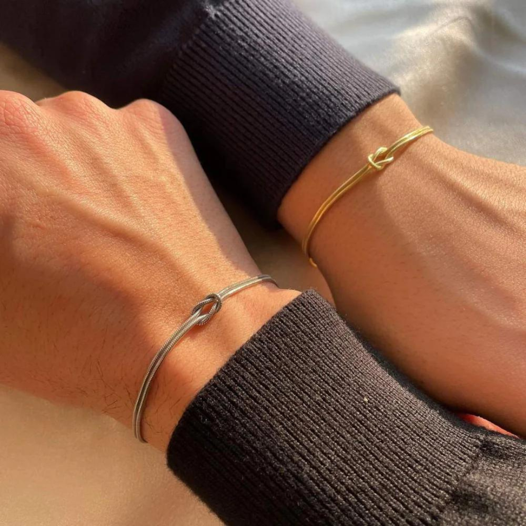 Nodo de Amor - Pareja de pulseras