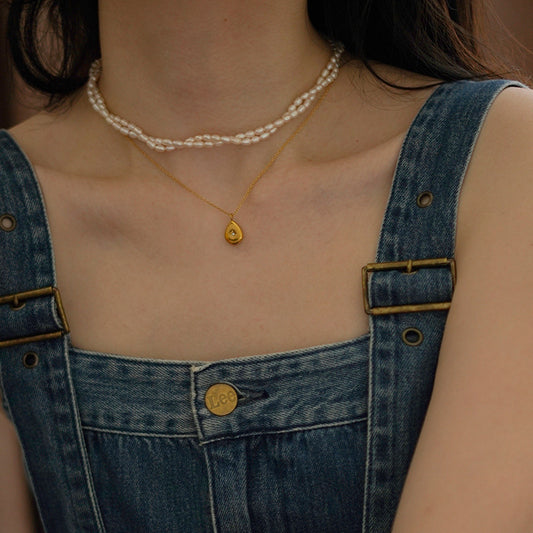 Gota de Agua Estrella - Collar