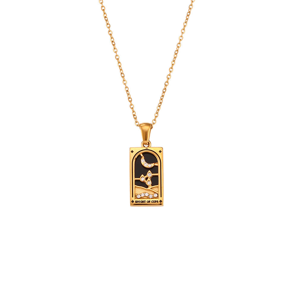 Caballero de Copas - Collar Carta Tarot