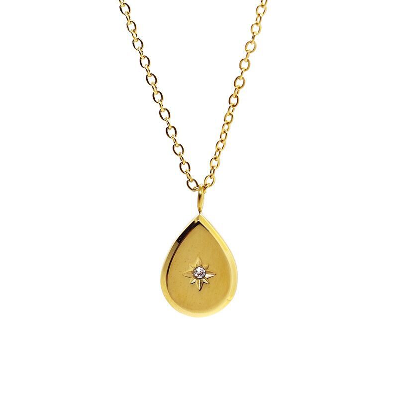 Gota de Agua Estrella - Collar