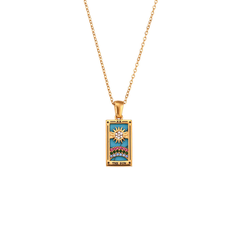 El Sol - Collar Carta Tarot