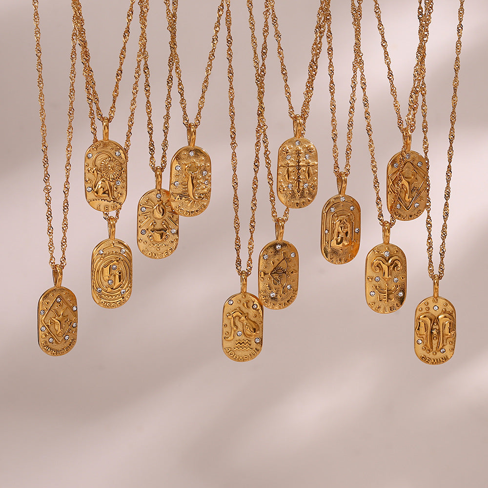 Collar Constelación Barroca - los 12 signos del zodiaco