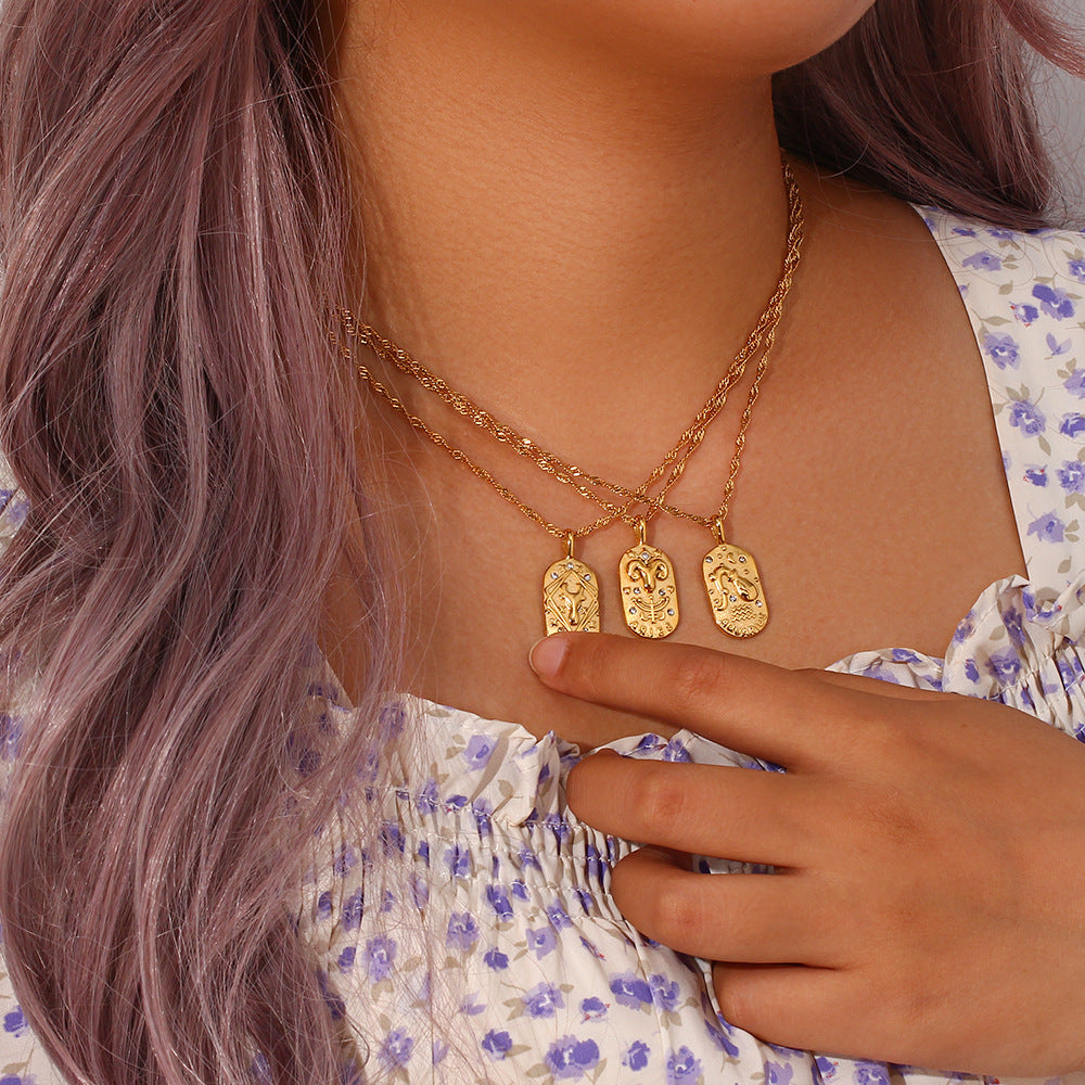 Collar Constelación Barroca - los 12 signos del zodiaco