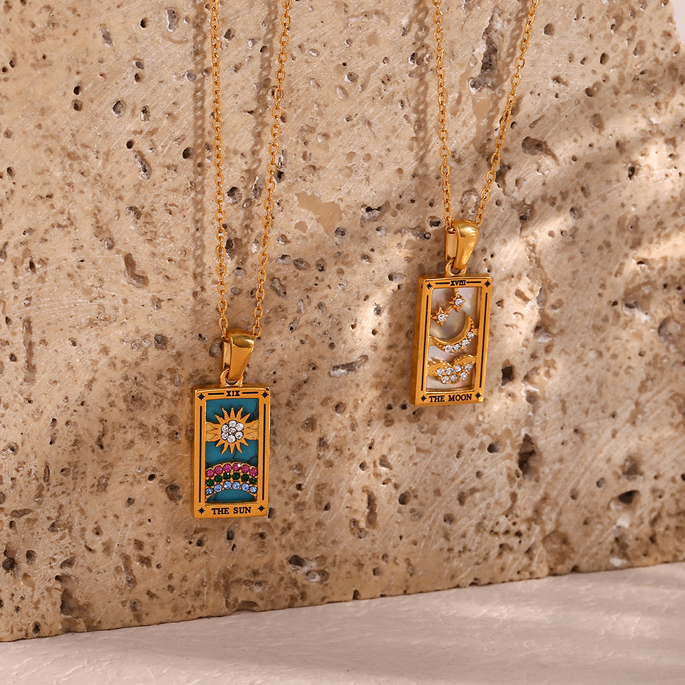 El Sol - Collar Carta Tarot