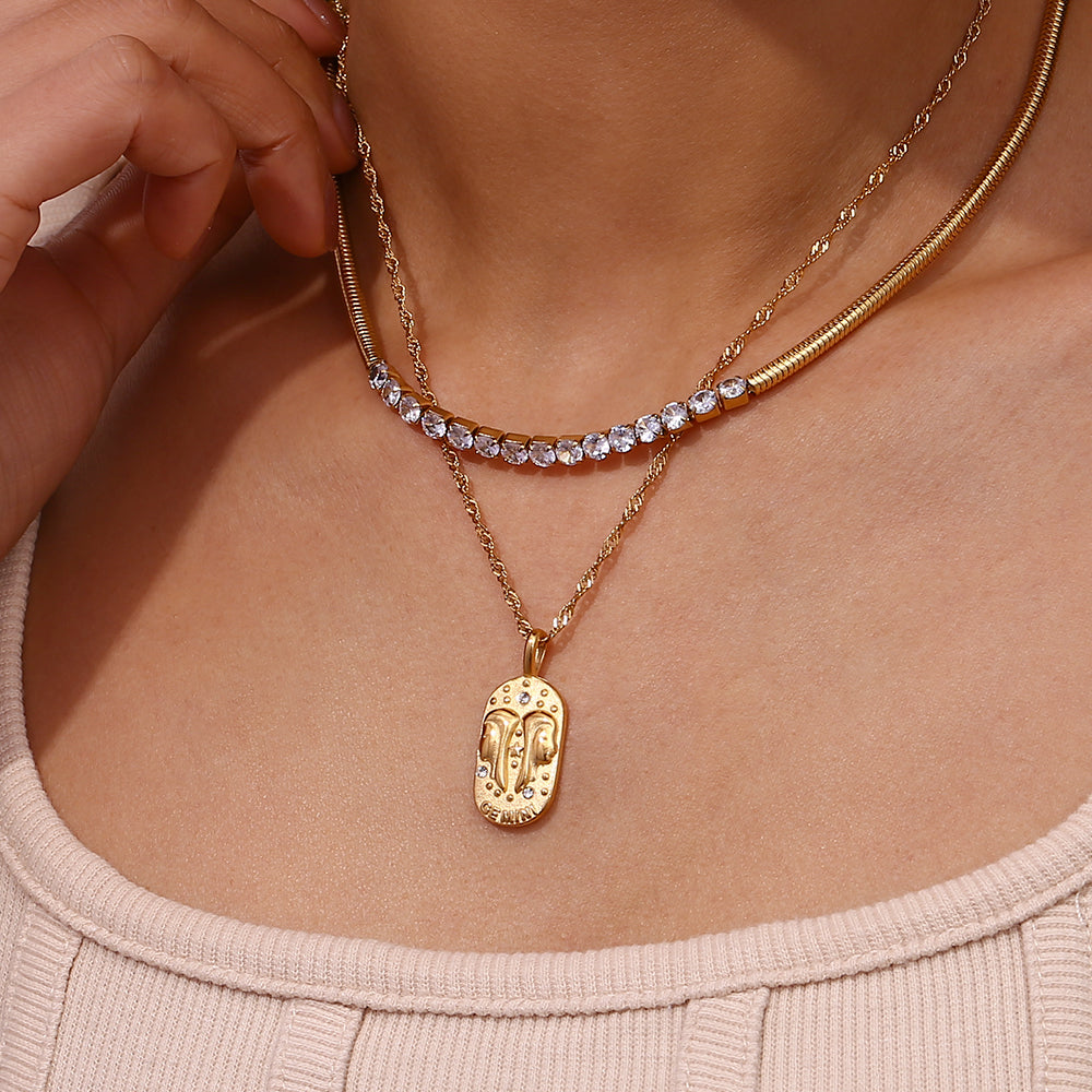 Collar Constelación Barroca - los 12 signos del zodiaco