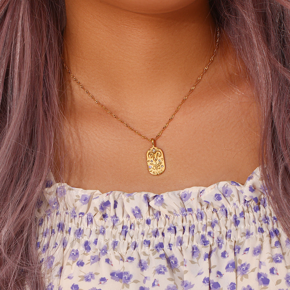 Collar Constelación Barroca - los 12 signos del zodiaco