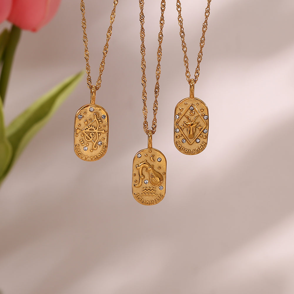 Collar Constelación Barroca - los 12 signos del zodiaco