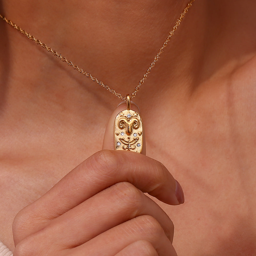 Collar Constelación Barroca - los 12 signos del zodiaco