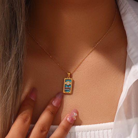 El Sol - Collar Carta Tarot