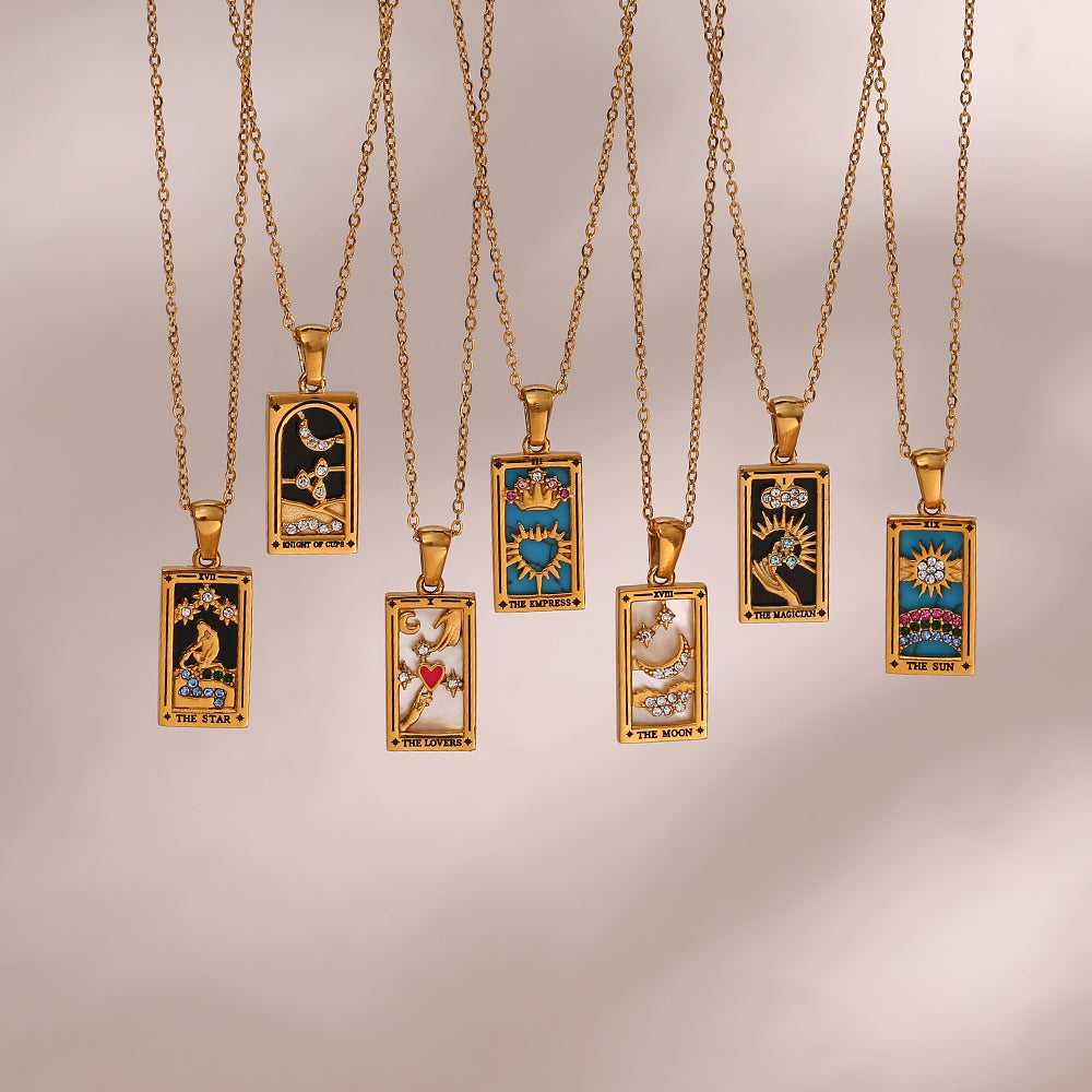 Caballero de Copas - Collar Carta Tarot