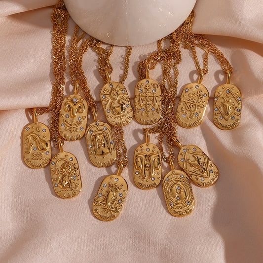 Collar Constelación Barroca - los 12 signos del zodiaco