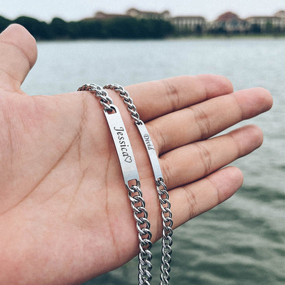 Personalized Couple Bracelet