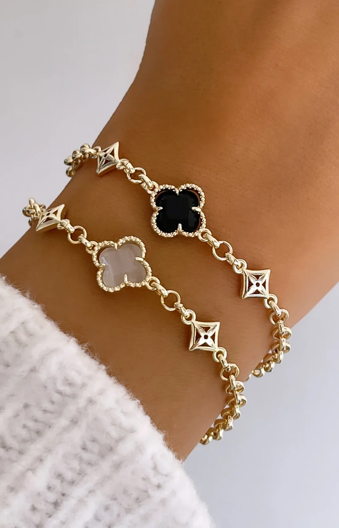 Sweet Black Clover Bracelet