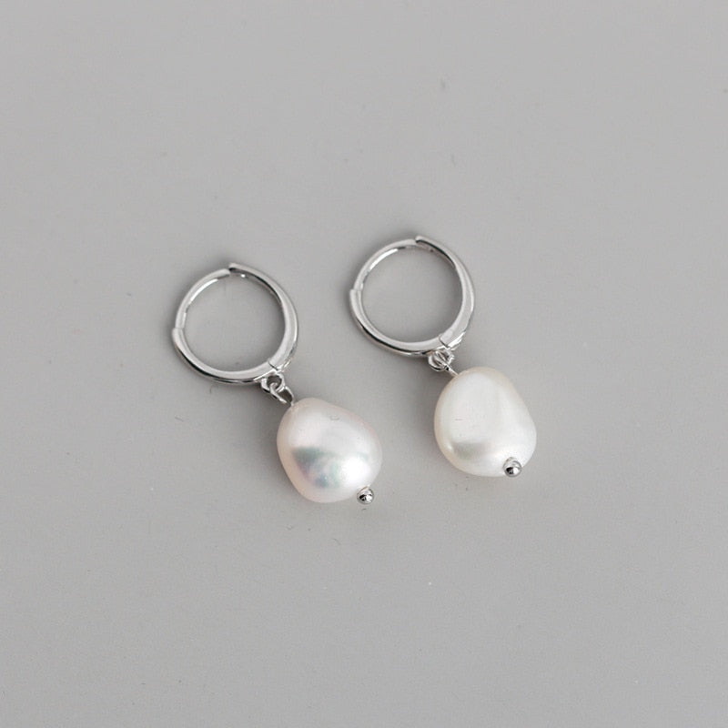 Natural Freshwater Pearl - Earring