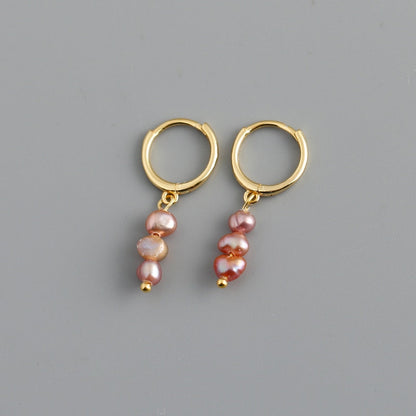 Natural Freshwater Pearl - Earring