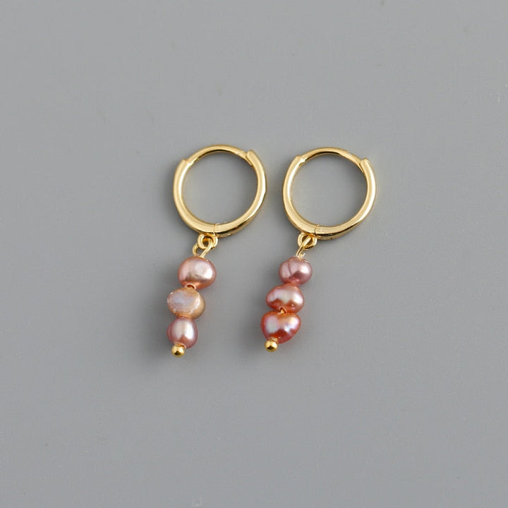 Natural Freshwater Pearl - Earring