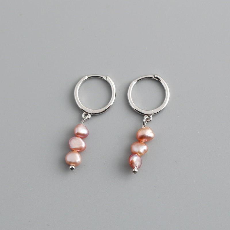 Natural Freshwater Pearl - Earring