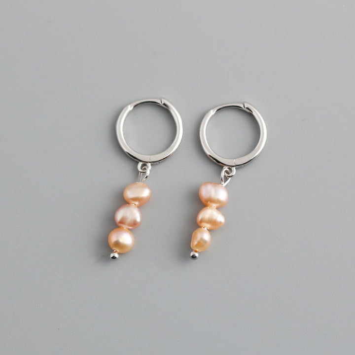 Natural Freshwater Pearl - Earring