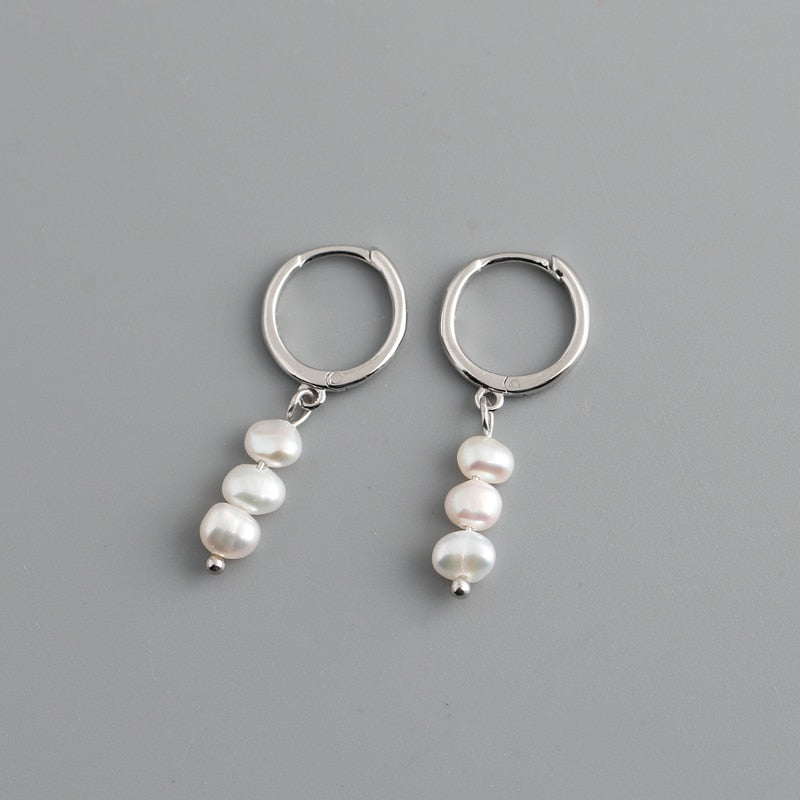 Natural Freshwater Pearl - Earring