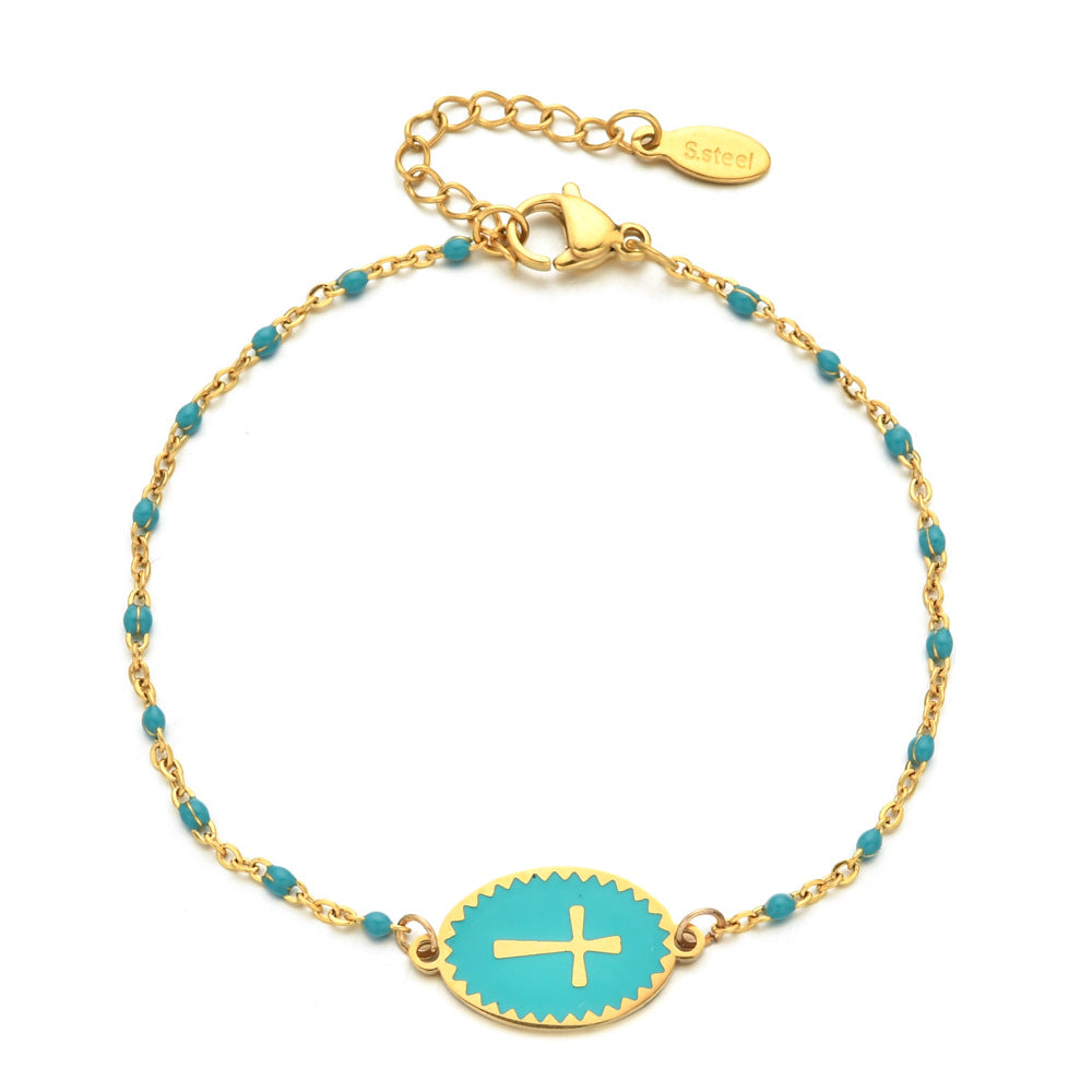 Dainty Cross Bracelet