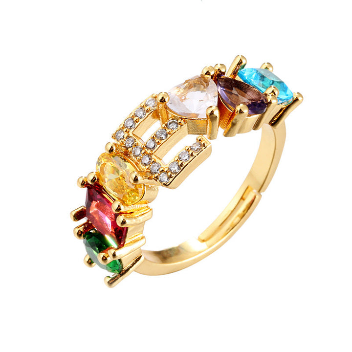 Initial Letter Ring Adjustable