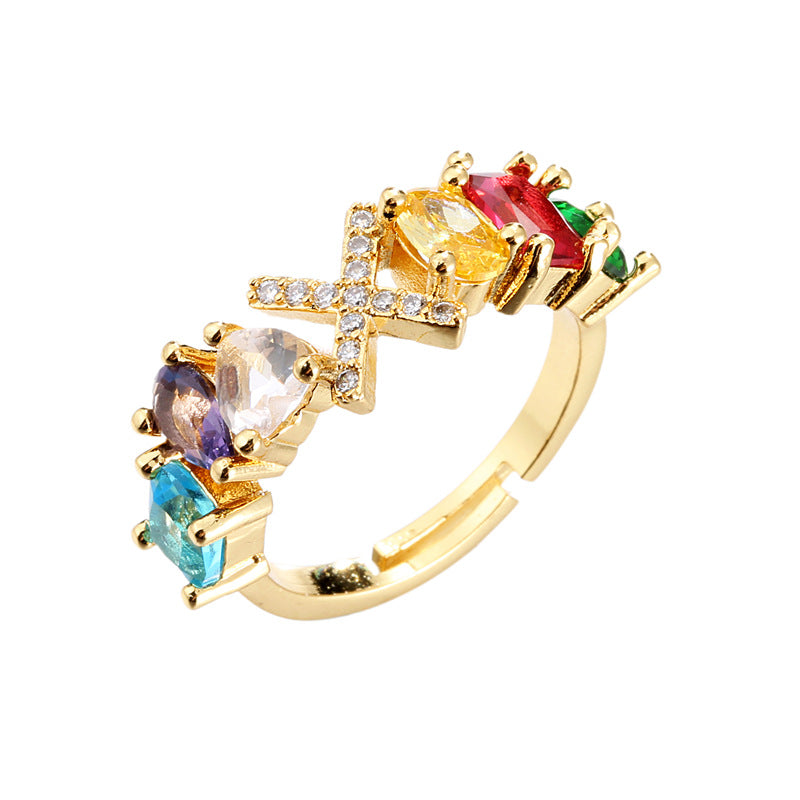 Initial Letter Ring Adjustable