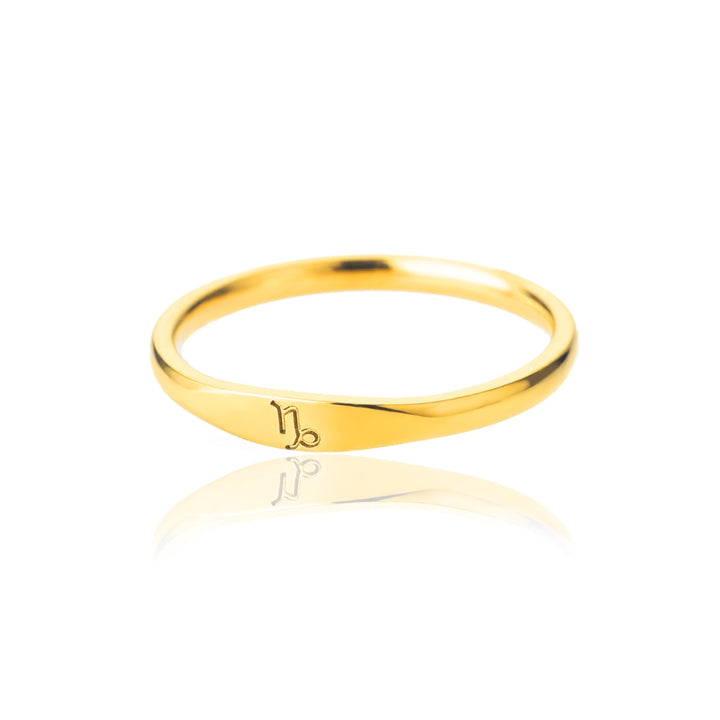 Minimalist Zodiac Sign Ring
