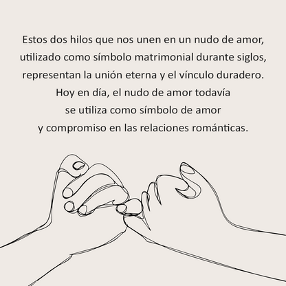 Nodo de Amor - Pareja de pulseras