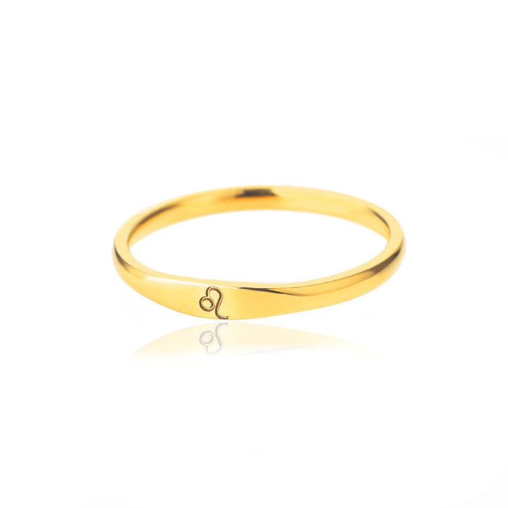 Minimalist Zodiac Sign Ring