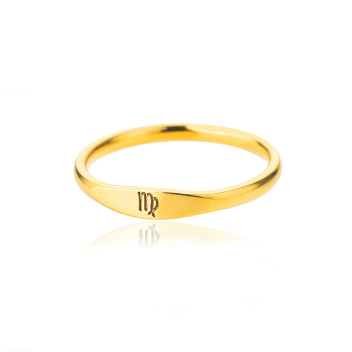Minimalist Zodiac Sign Ring