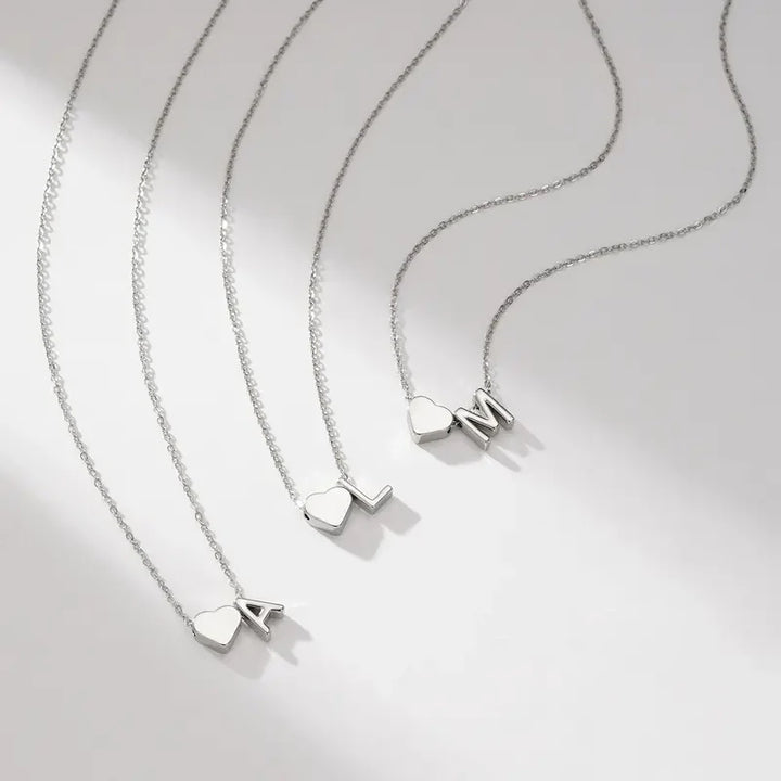 Initial Heart Necklace