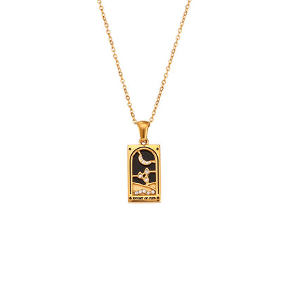 Caballero de Copas - Collar Carta Tarot