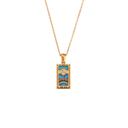 El Sol - Collar Carta Tarot