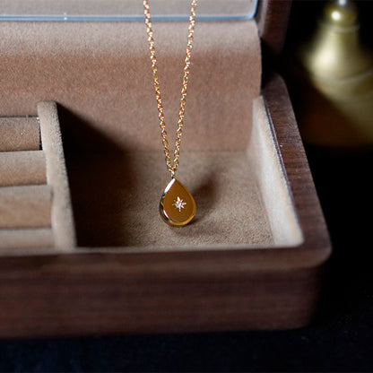 Gota de Agua Estrella - Collar