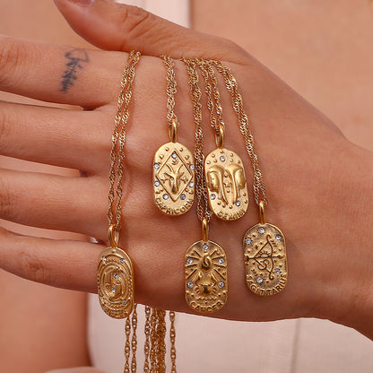 Collar Constelación Barroca - los 12 signos del zodiaco
